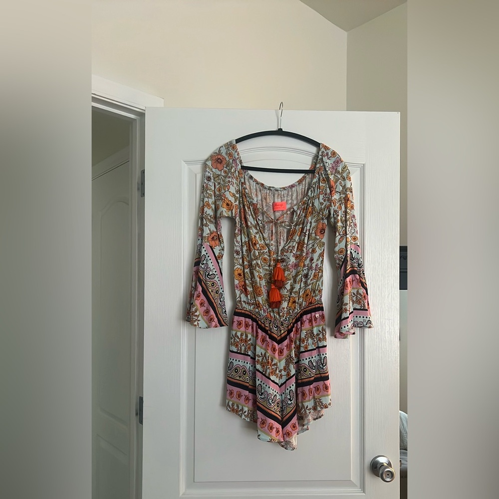 Maaji Everyday Light Calix Floral Romper Size Large - Picture 3 of 3